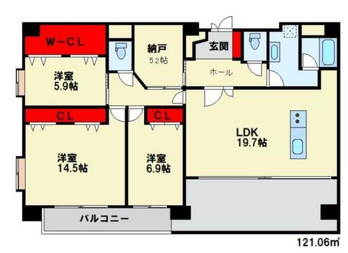 同じ建物の物件間取り写真 - ID:240021922893