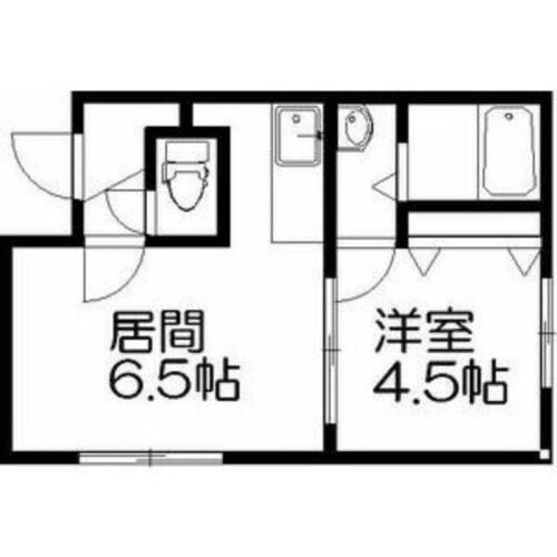 北海道札幌市南区常盤二条２丁目（アパート）の賃貸物件の間取り