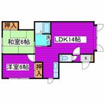 札幌市東区北丘珠三条１丁目 2階建 築35年のイメージ