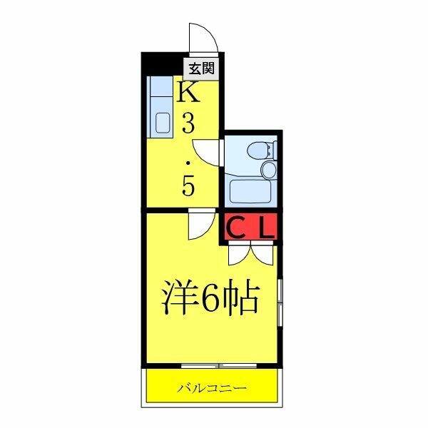 アーバンコロニー滝野川 201｜東京都北区滝野川５丁目(賃貸マンション1K・2階・17.02㎡)の写真 その2