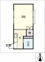 ハイツポニー  ｜ 岐阜県岐阜市三田洞東５丁目（賃貸アパート1K・1階・19.00㎡） その2
