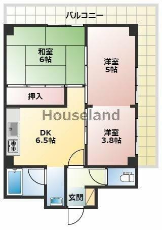 同じ建物の物件間取り写真 - ID:230028277326