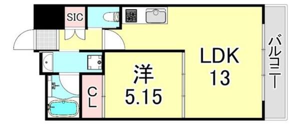 プレジオ西宮今津｜兵庫県西宮市今津水波町(賃貸マンション1LDK・6階・40.72㎡)の写真 その2