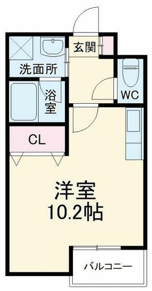 コミューンときわ｜埼玉県さいたま市浦和区常盤１０丁目(賃貸マンション1R・2階・28.12㎡)の写真 その2