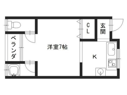 マンションローレルの間取り