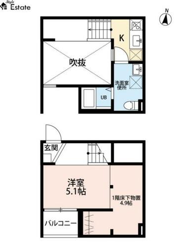 同じ建物の物件間取り写真 - ID:223032092007