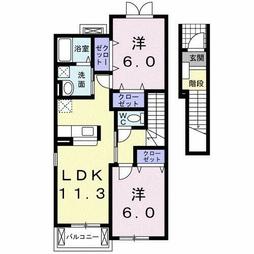 同じ建物の物件間取り写真 - ID:214053927472