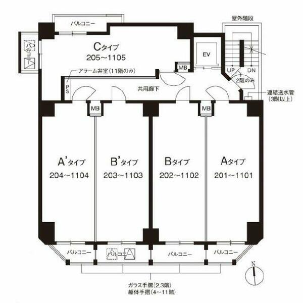 プレール・ドゥーク浜松町 1105｜東京都港区浜松町２丁目(賃貸マンション1K・11階・25.80㎡)の写真 その3