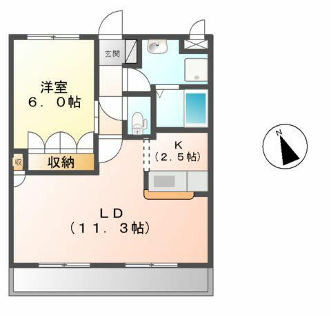 同じ建物の物件間取り写真 - ID:208009266091