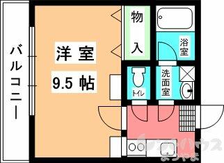 ベルメゾンスエヒロ 305｜愛媛県松山市末広町(賃貸マンション1K・3階・28.87㎡)の写真 その2