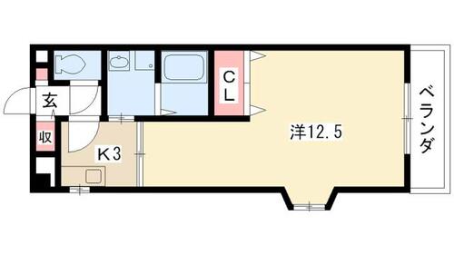 リオン高見501の間取り