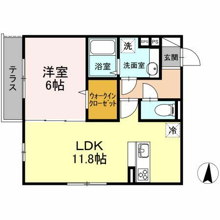 同じ建物の物件間取り写真 - ID:214055980700