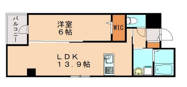 福岡県福岡市博多区西月隈５丁目(賃貸マンション1LDK・2階・47.62㎡)の写真 その2