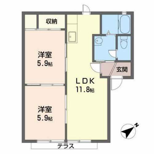 同じ建物の物件間取り写真 - ID:227080387513