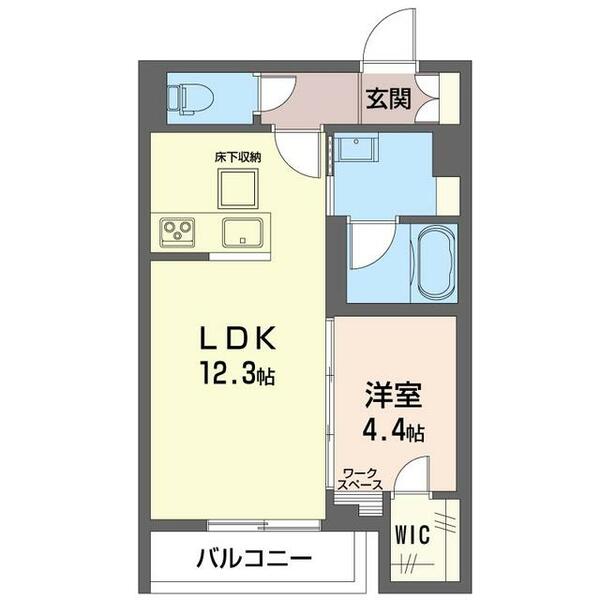 クレストタウン新都心 00101｜埼玉県さいたま市大宮区北袋町２丁目(賃貸マンション1LDK・1階・41.86㎡)の写真 その2