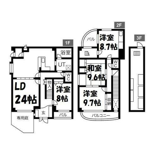 同じ建物の物件間取り写真 - ID:223032103924