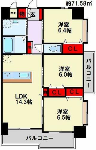 同じ建物の物件間取り写真 - ID:240028271797