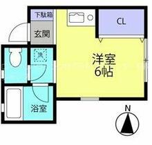 コーポ樹 101 ｜ 東京都多摩市和田（賃貸アパート1R・1階・18.40㎡） その2