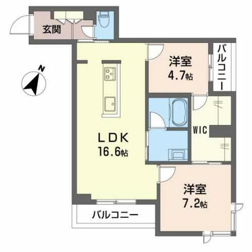 同じ建物の物件間取り写真 - ID:233019491458