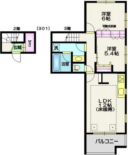 同じ建物の物件間取り写真 - ID:213095516207