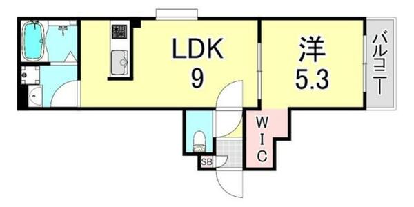 Ｋｅｙビレッジ　東鳴尾｜兵庫県西宮市東鳴尾町１丁目(賃貸アパート1LDK・1階・34.52㎡)の写真 その2