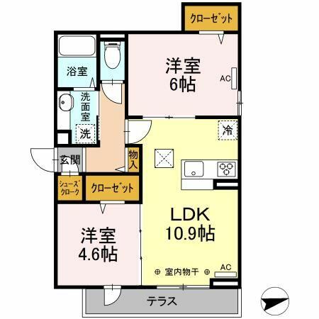 同じ建物の物件間取り写真 - ID:214055285519