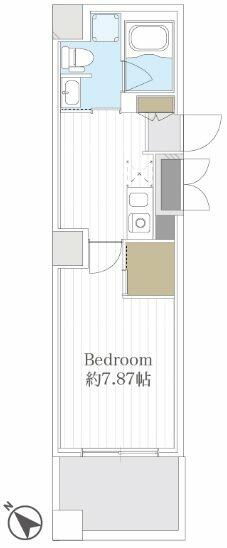 ＬＥＸＥ　ＡＺＥＳＴ横濱関内｜神奈川県横浜市中区松影町１丁目(賃貸マンション1DK・5階・30.16㎡)の写真 その2