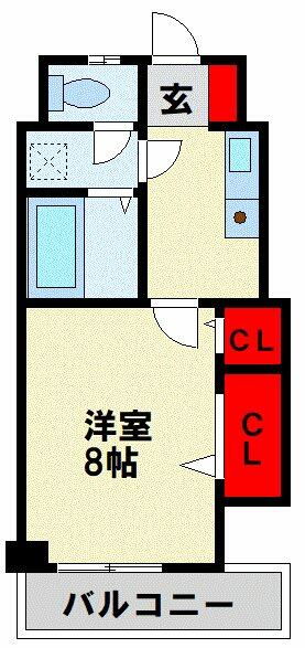 ピエドラ・ブランカ西本町｜福岡県北九州市八幡東区西本町２丁目(賃貸マンション1K・9階・26.65㎡)の写真 その2