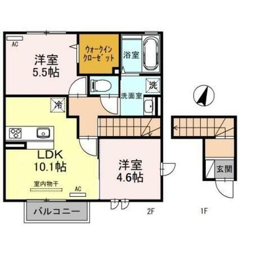 同じ建物の物件間取り写真 - ID:215002646586