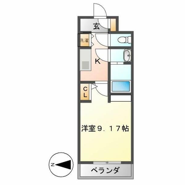 ゴルトベルク（Ｇｏｌｄ　Ｂｅｒｇ） 902｜愛知県名古屋市中区正木４丁目(賃貸マンション1K・9階・29.25㎡)の写真 その2