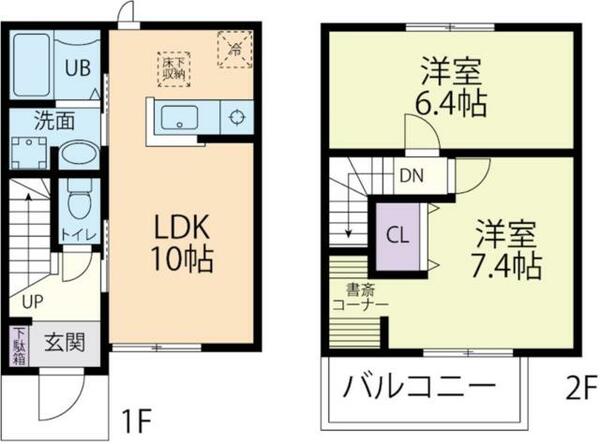 Ｆａｍｉｌｌｅ（ファミーユ）Ａ 103｜栃木県下都賀郡壬生町大字壬生丁(賃貸アパート2LDK・1階・55.37㎡)の写真 その1