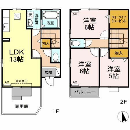 同じ建物の物件間取り写真 - ID:223032110960