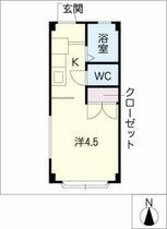 サンハイツ長坂Ａ棟  ｜ 愛知県豊橋市浜道町字北側（賃貸マンション1K・3階・18.20㎡） その2