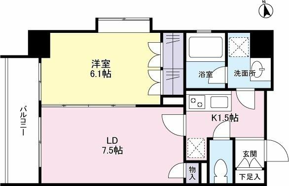 リバーレ池袋 705｜東京都豊島区池袋２丁目(賃貸マンション1LDK・3階・37.91㎡)の写真 その2