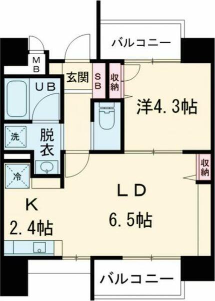 ブランシュール北町｜東京都練馬区北町８丁目(賃貸マンション1LDK・6階・32.53㎡)の写真 その2