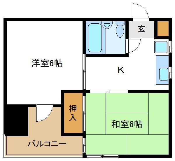 東京都葛飾区東立石４丁目(賃貸アパート2DK・3階・31.00㎡)の写真 その2