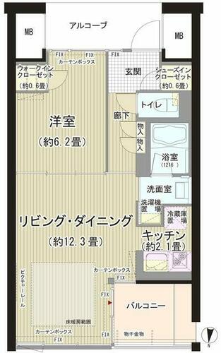 同じ建物の物件間取り写真 - ID:213101923099