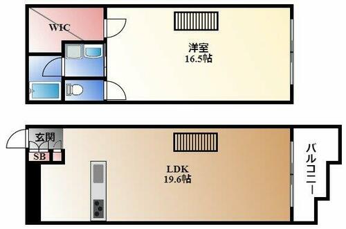 同じ建物の物件間取り写真 - ID:223031261150