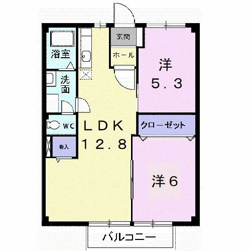 ダイトウタウン｜和歌山県橋本市岸上(賃貸アパート2LDK・1階・52.17㎡)の写真 その2