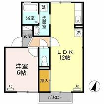 ジュネス桜馬場 201 ｜ 長崎県大村市桜馬場２丁目（賃貸アパート1LDK・2階・42.11㎡） その2