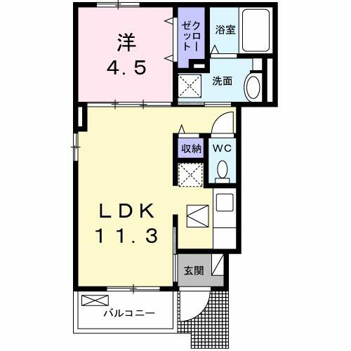 同じ建物の物件間取り写真 - ID:223032113535