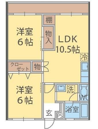 同じ建物の物件間取り写真 - ID:212042358345