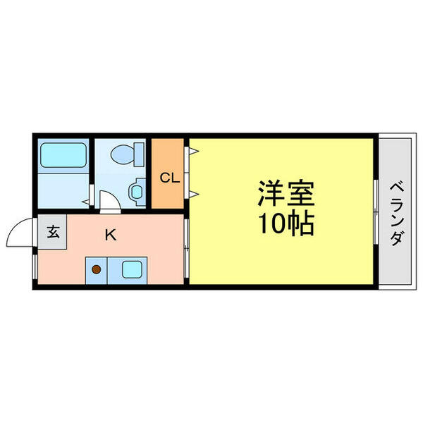 徳島県徳島市昭和町６丁目(賃貸アパート1K・1階・29.81㎡)の写真 その2