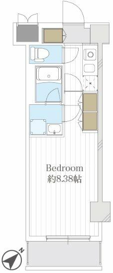 ＬＥＸＥ　ＡＺＥＳＴ横濱関内｜神奈川県横浜市中区松影町１丁目(賃貸マンション1K・8階・24.93㎡)の写真 その2