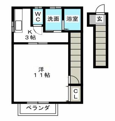 ネクスト島崎 202｜三重県津市島崎町(賃貸アパート1K・2階・33.64㎡)の写真 その2