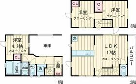 Ｋｏｌｅｔときわ台＃０２ 02 ｜ 東京都板橋区前野町２丁目（賃貸一戸建3LDK・--・74.51㎡） その2