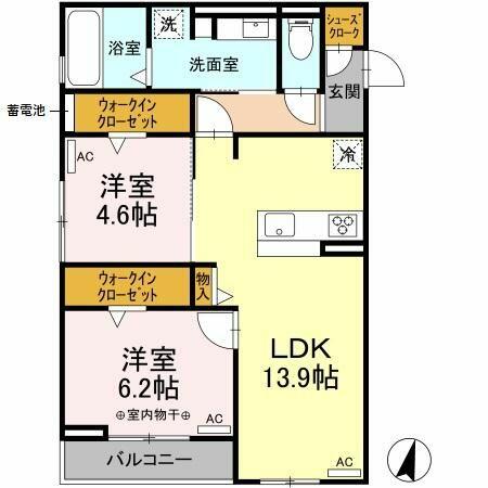 同じ建物の物件間取り写真 - ID:223031774991