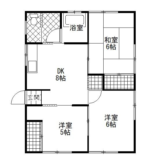 フカサワアパートメントＡ 101｜静岡県富士市伝法(賃貸アパート3DK・2階・54.65㎡)の写真 その2