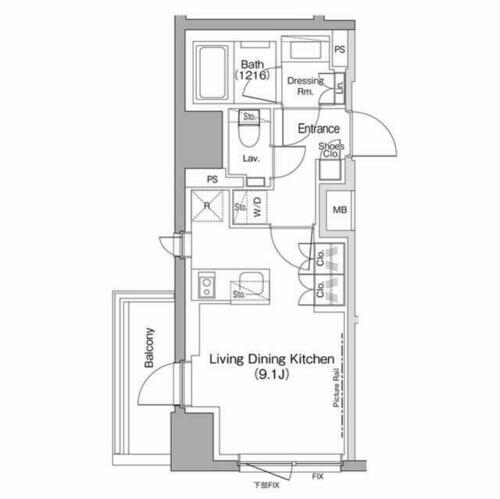 同じ建物の物件間取り写真 - ID:213105678706