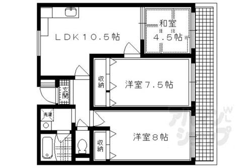 同じ建物の物件間取り写真 - ID:226063572520